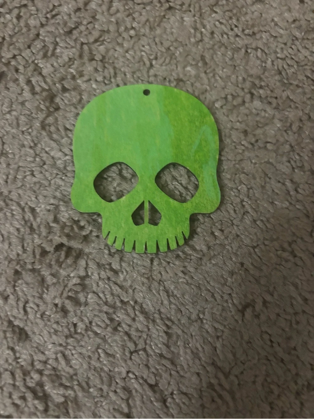 Green Skull Party Hanging Decor - Home Party Supplies